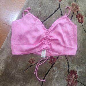 AERIE hot pink crop top